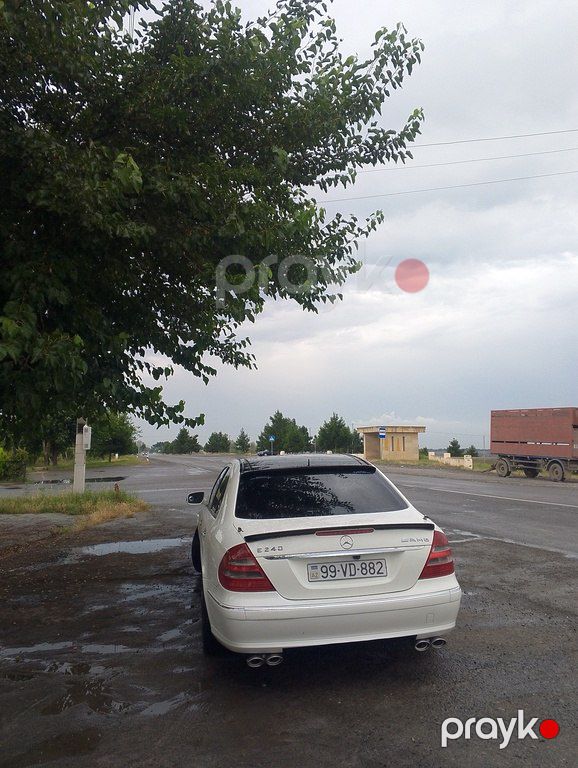 Mercedes E 240, 2.6 L, 2003 il, 447 200 km — Avtomobillər, Tərtər (5)