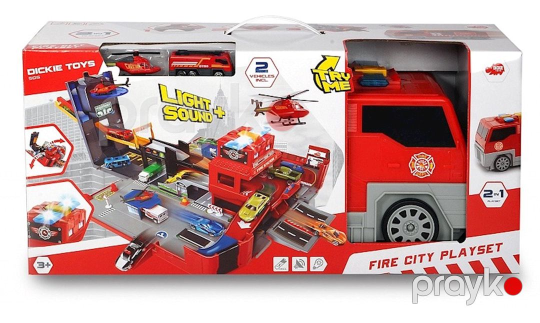 Yanğınsöndürən maşın Dickie Toys 3719005, 49 sm, qırmızı — Mallar, Bakı (3)