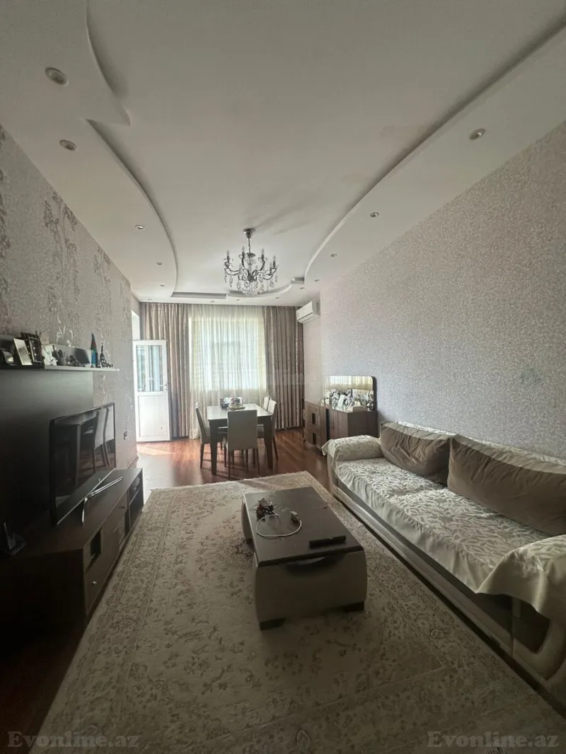 Satılır 3 otaqlı Mənzil Yeni tikili 102 m² Bakı, Binəqədi r., Nəsimi m., 8-ci mikrorayon — Bakı