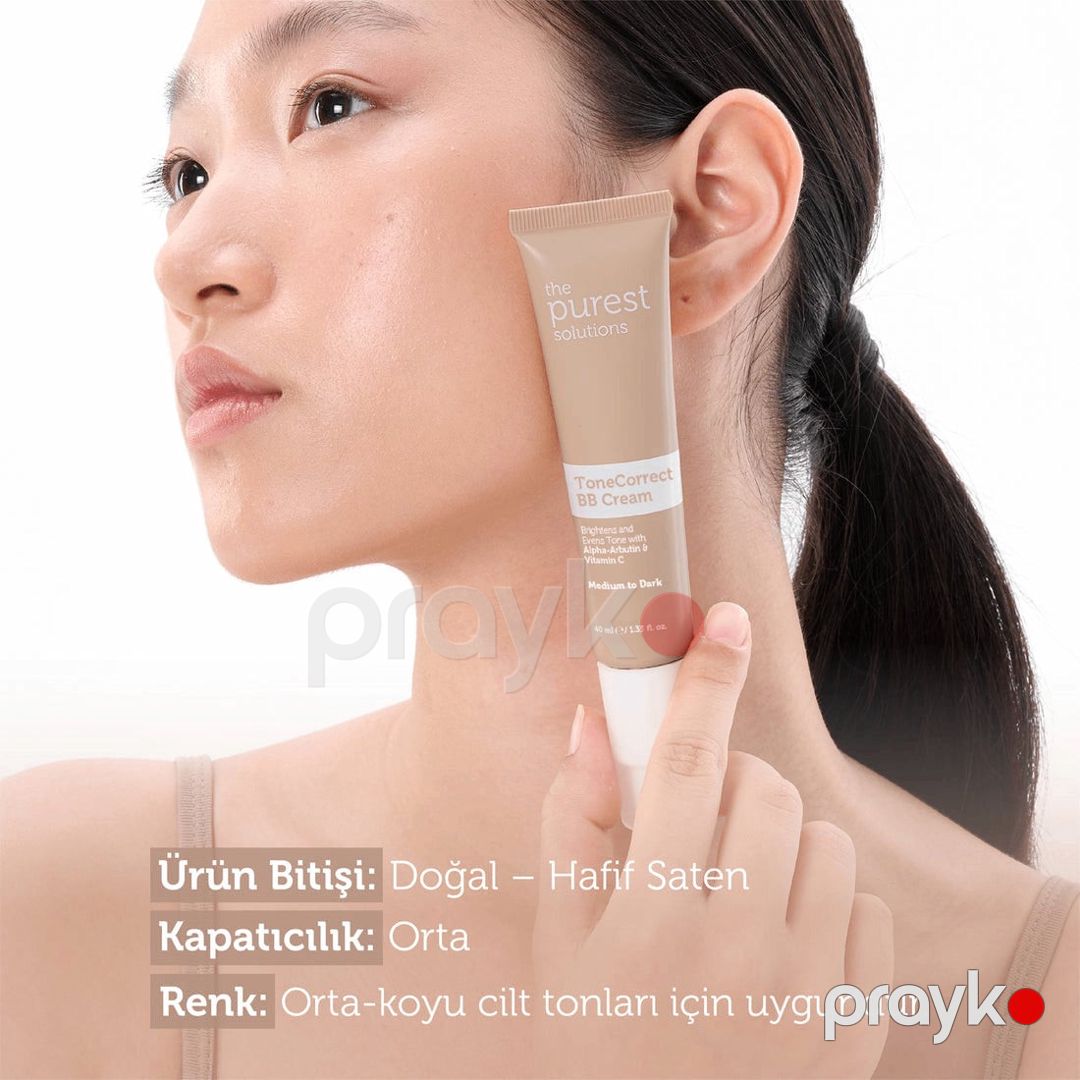 BB krem The Purest Solutions Tone Correct SPF50 Medium to Dark 40 ml — Mallar, Bakı (3)