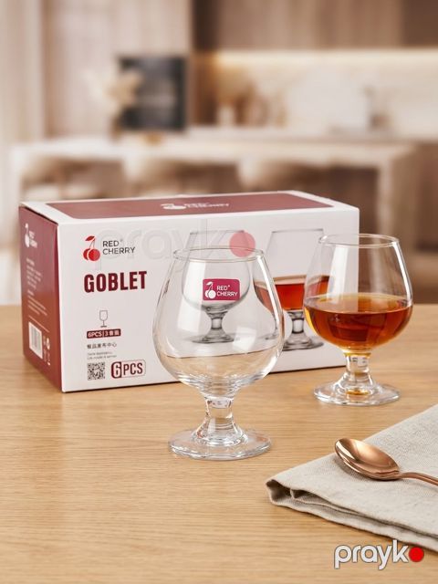 Qədəh dəsti Red Cherry HG3705, 330 ml, şüşə, 6 əd — Bakı