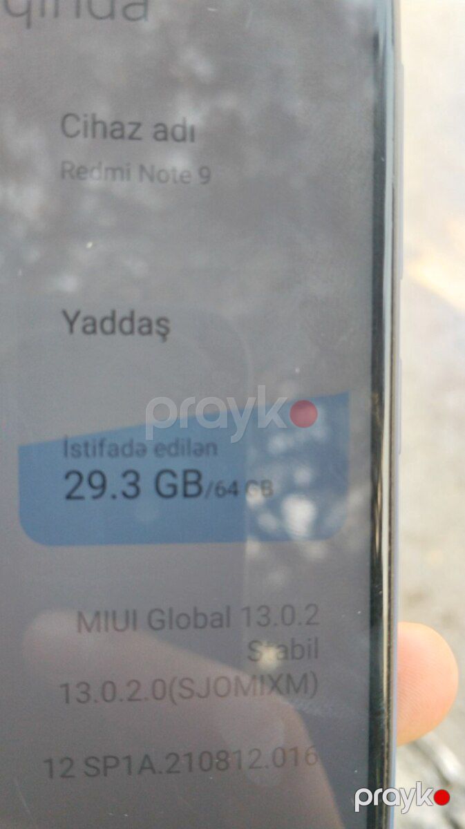 Xiaomi Redmi Note 9 Forest Green 64GB/4GB — Smartfonlar, Bakı (2)