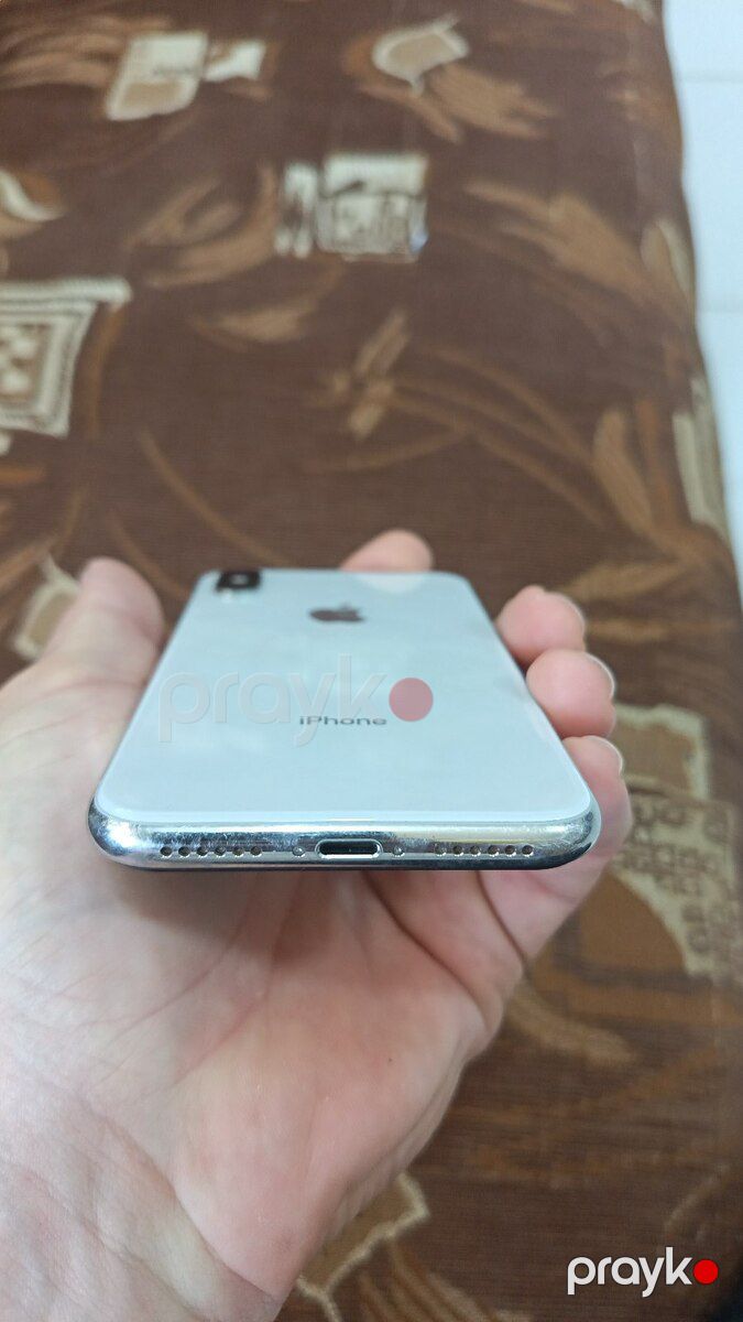 Apple iPhone X Silver 256GB/3GB — Smartfonlar, Bakı (6)