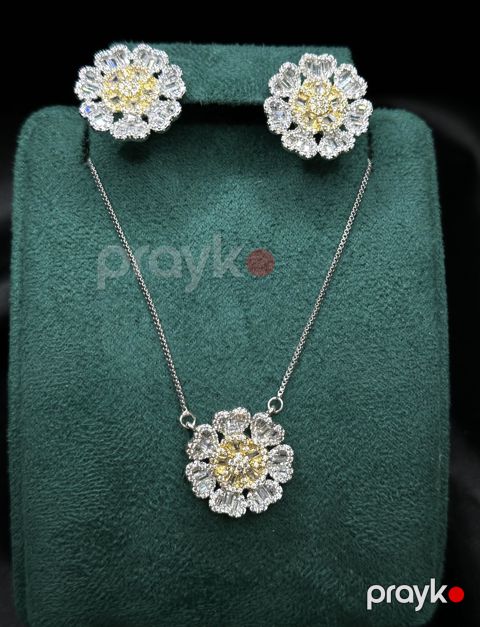 Bijuteriya dəsti Art 8.1.114_10594, 24K qızıl örtüklü cilalanmış polad — Bakı