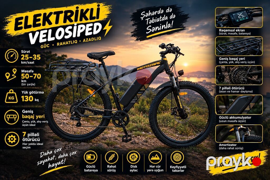 Elektrikli velosiped – güc, rahatlıq və azadlıq axtaranlar üçün — Elektrik velosipedləri, Digah (3)