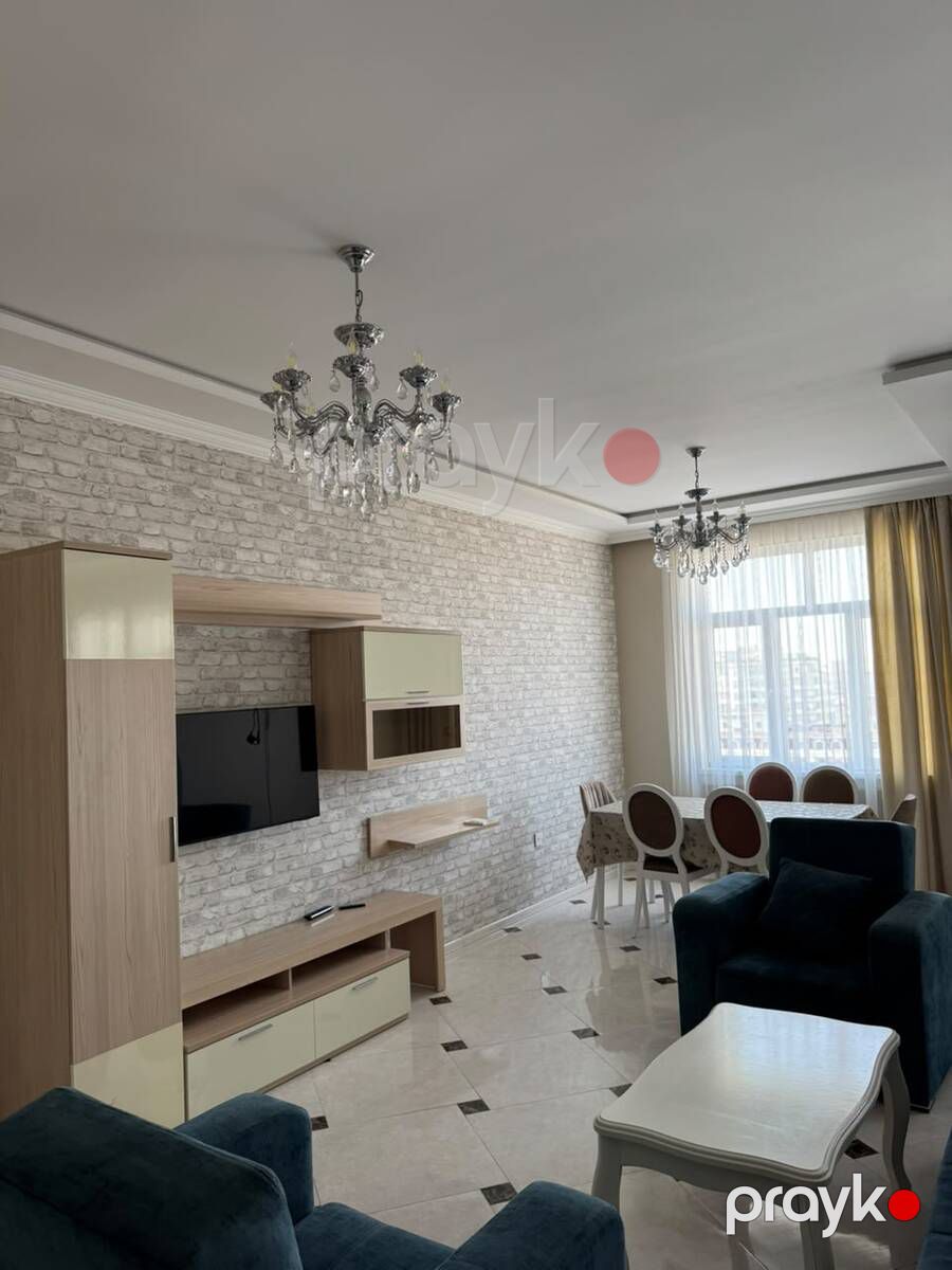 İcarəyə verilir 3 otaqlı yeni tikili 120 m² — Mənzil, Bakı (2)