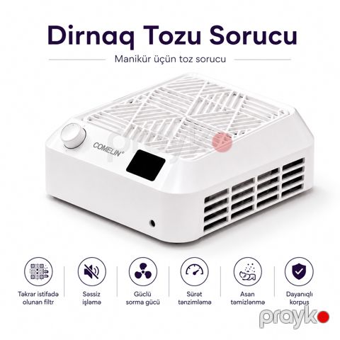 Manikür üçün tozsoran VIP, W80 VİP088, 80 Vt, Ağ, 3 sürət — Bakı