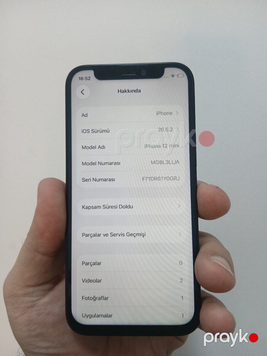 Apple iPhone 12 Mini Black 128GB/4GB — Smartfonlar, Bakı (2)