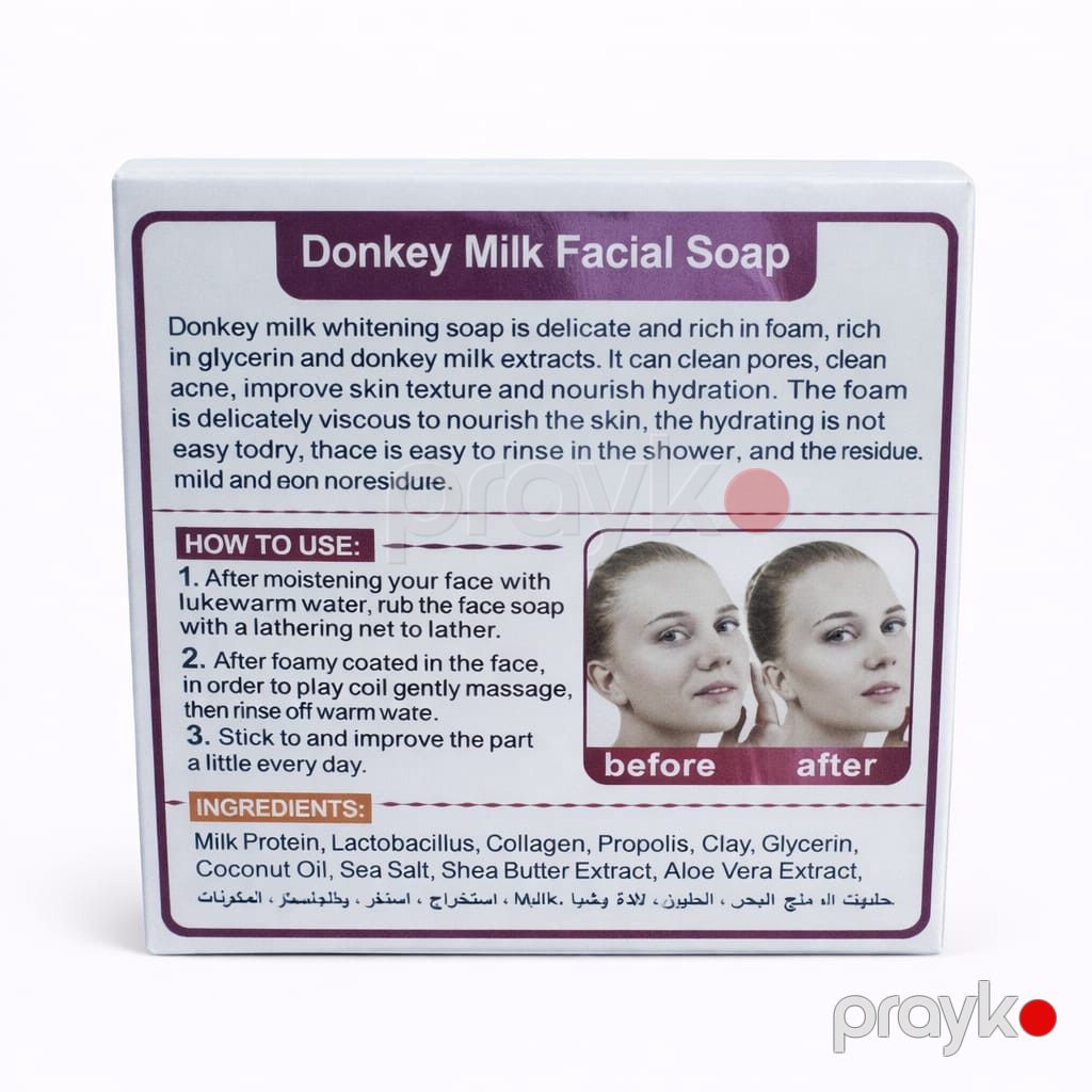 Ağardıcı sabun Rako Donkey Milk 100 q — Mallar, Bakı (3)