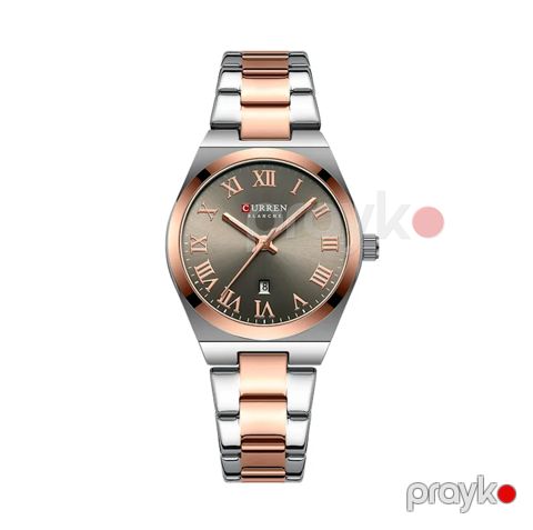 Qol saatı Curren 9095 Silver/Rose Gold/Grey — Bakı