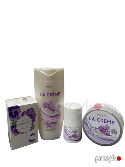 Bədən və əllər üçün kosmetika dəsti Faberlic La creme (əl üçün krem + şampun-gel + dezodorant + tualet suyu) — Bakı