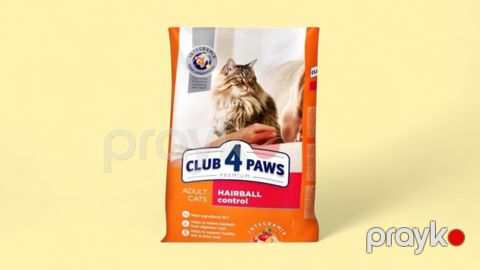 Quru yem Club 4 Paws Hairball Control, 1 kq — Bakı