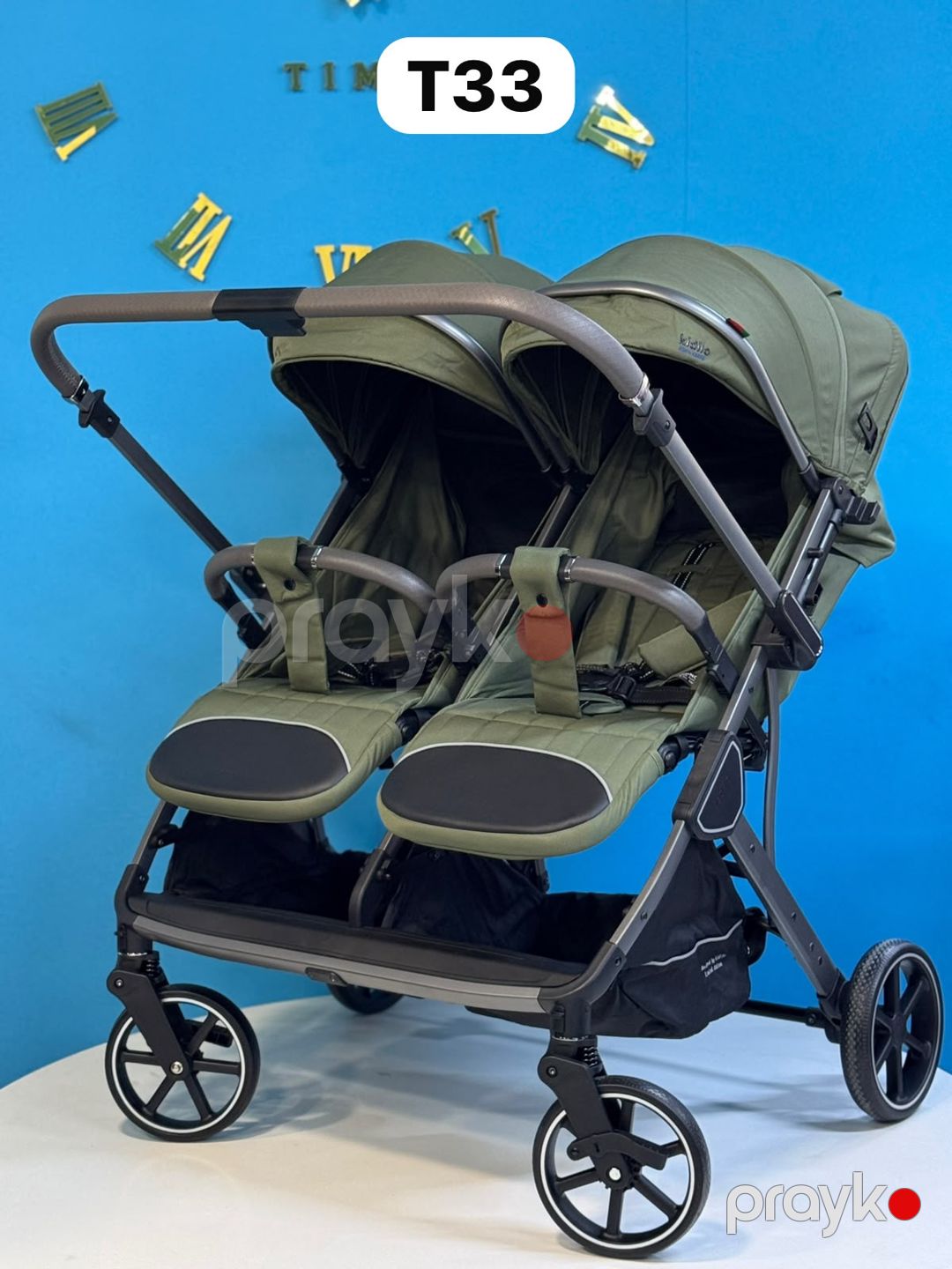 Uşaq arabası Kidilo T33, 0-3 yaş, 20 kq, yaşıl — Mallar, Bakı (2)