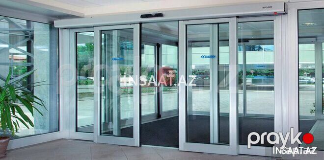 Avtomatik fotosel qapılar — Pəncərələr, qapılar, balkonlar, Bakı (2)