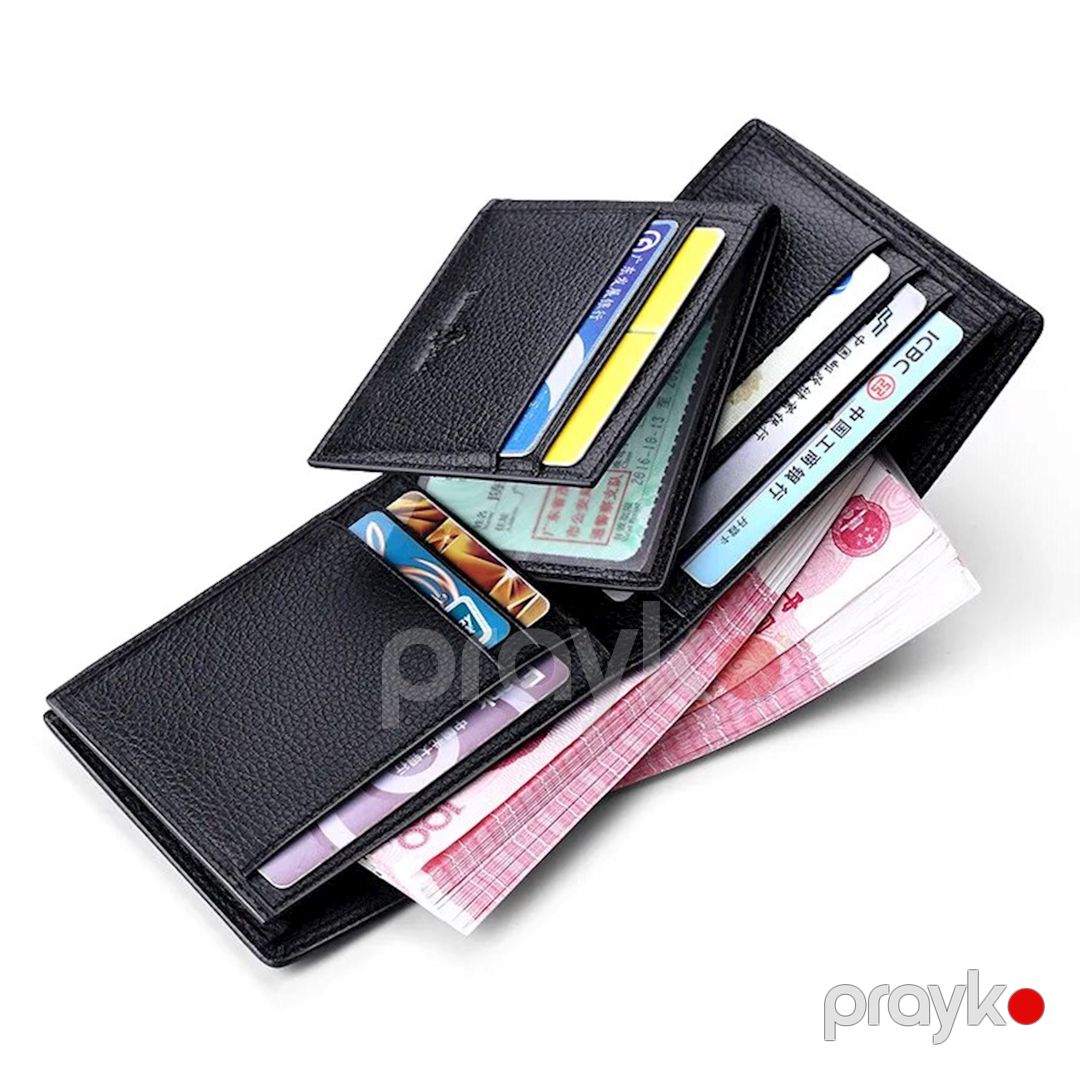 Kişi üçün pulqabı dəri William Polo POLO201502 Qara — Mallar, Bakı (2)