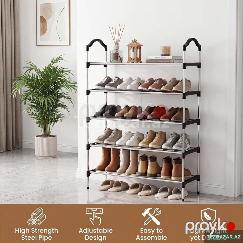 5 mərtəbəli ayaqqabı polkasıb — Qablar və mətbəx əşyaları, Bakı (2)