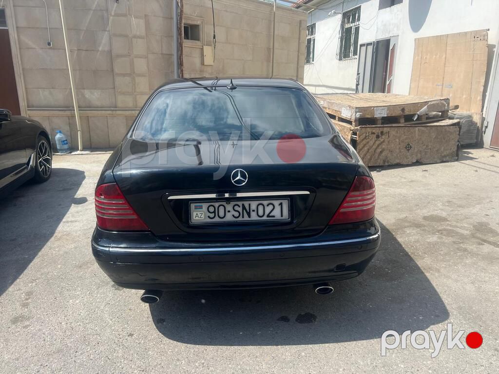 Mercedes S 320, 3.2 L, 2001 il, 495 000 km — Avtomobillər, Bakı (4)