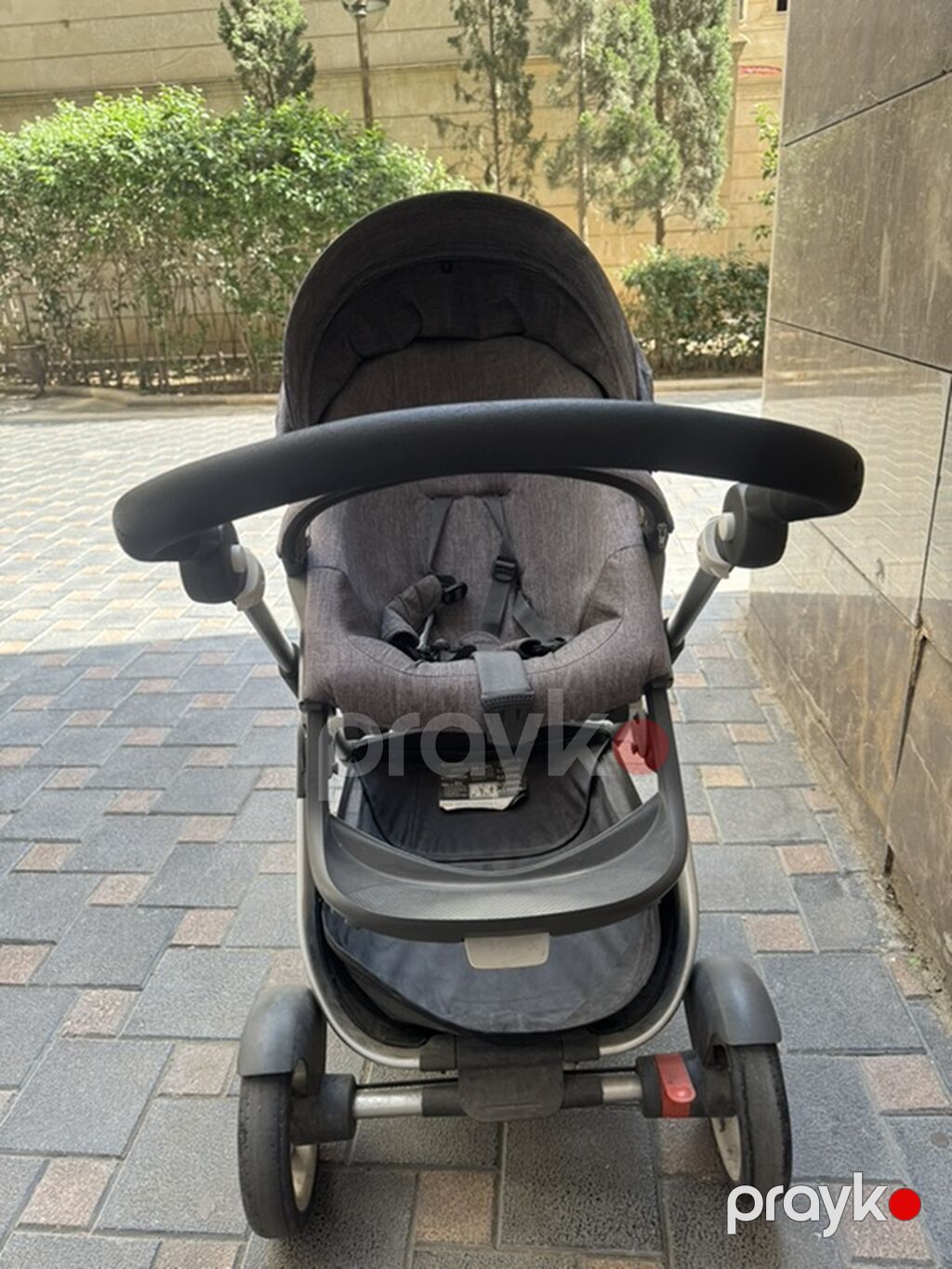 Stokke Scoot uşaq arabası(0-4 yaş qeder) - Rəng: tünd boz (melanj) — Arabalalar, Bakı (3)