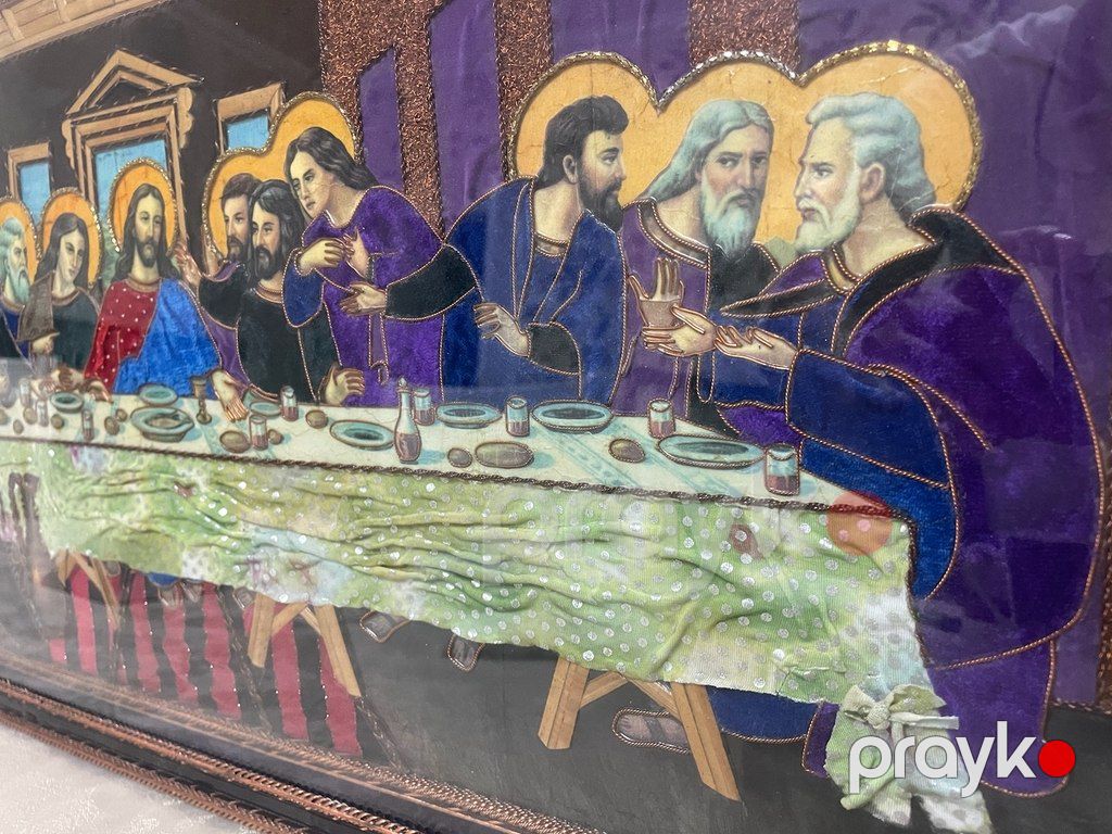 "İsa - sonuncu şam yeməyi" portreti — Kolleksiyalar, Bakı (4)