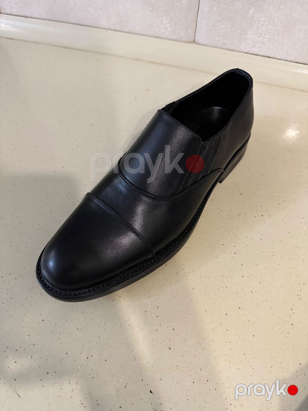 Klassik kişi ayaqqabısı – qara rəngdə, minimalist dizaynlı, gündəlik — Ayakkabılar, Bakı (2)