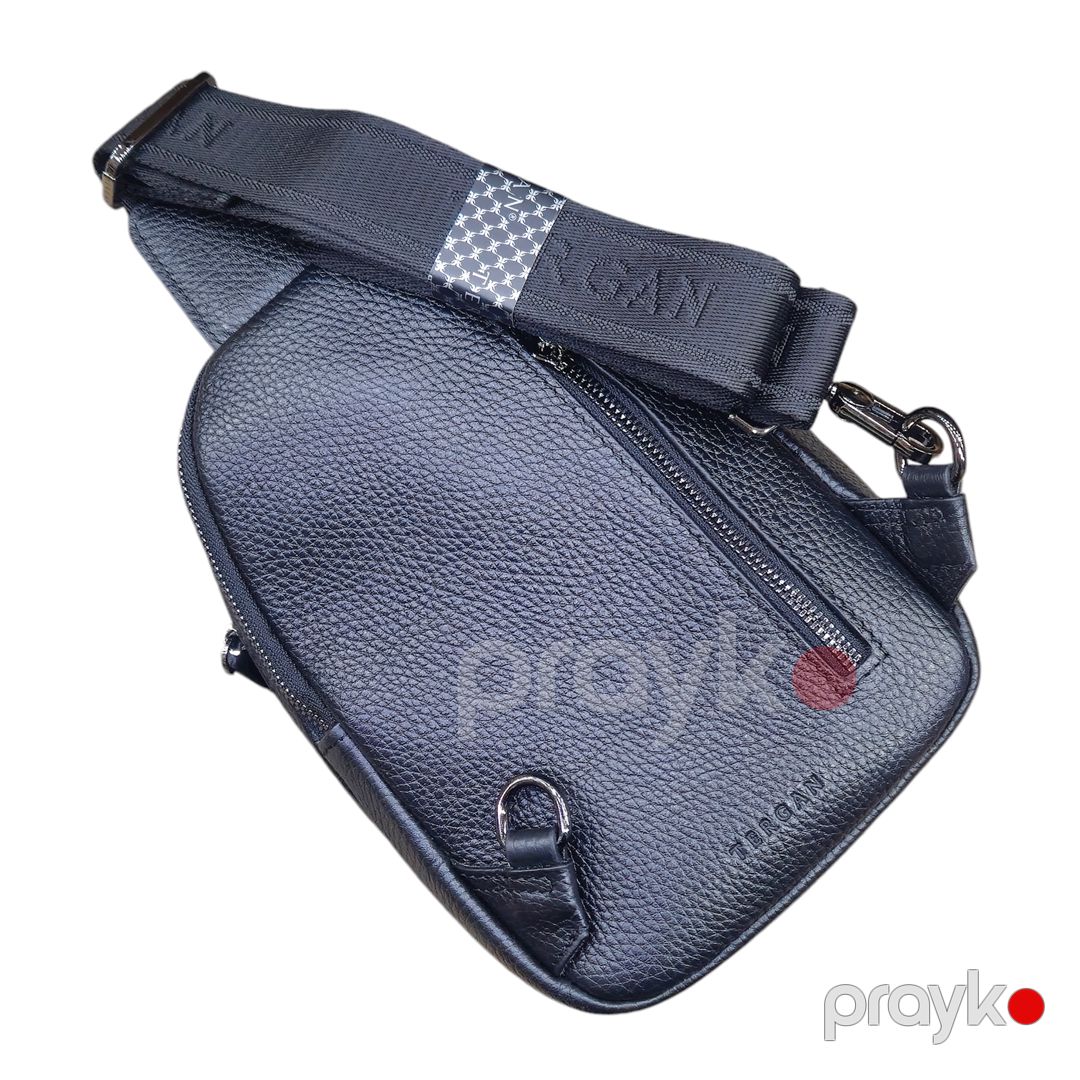 Kross-bodi çanta kişilər üçün Tergan 21511 qara — Mallar, Bakı (2)