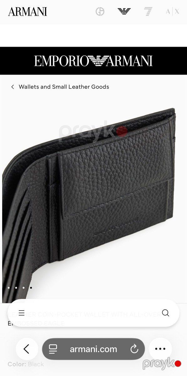 Portmone Emporio Armani — Şəxsi əşyalar, Bakı (8)