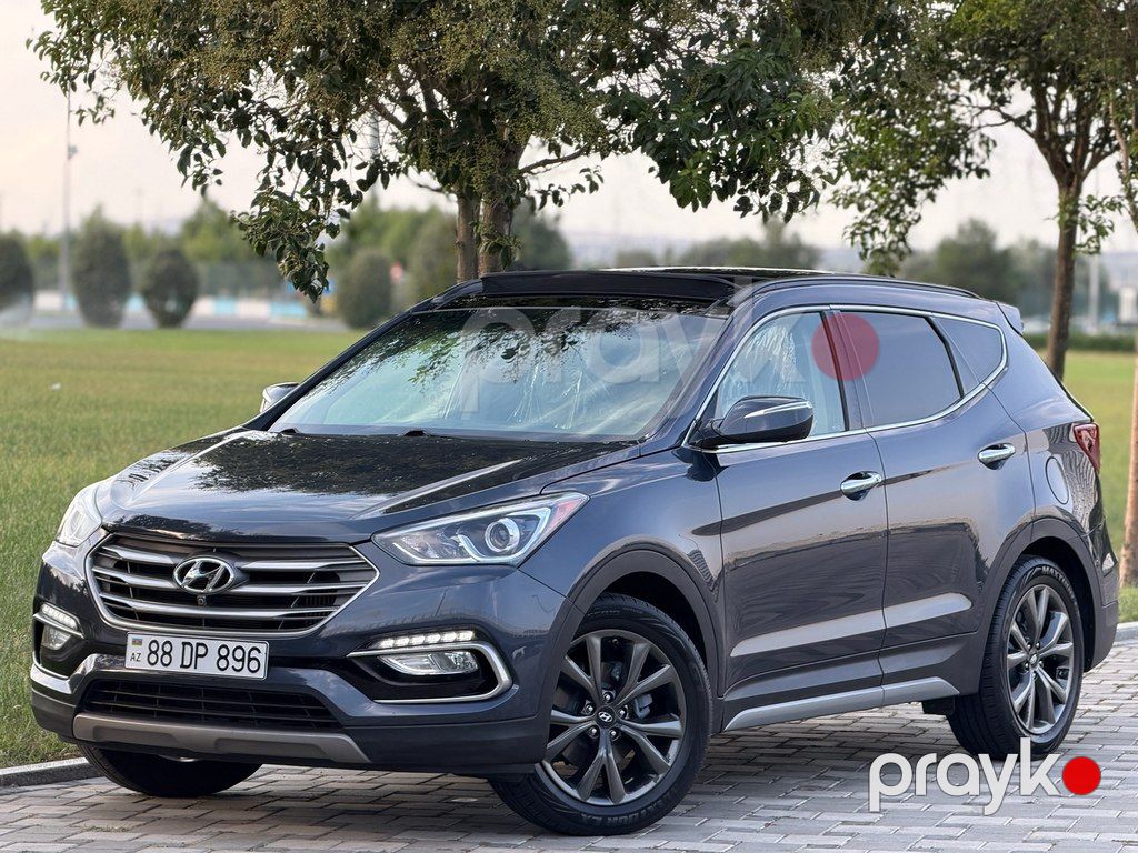 Hyundai Santa Fe, 2.0 L, 2017 il, 115 000 km — Avtomobillər, Bakı (8)