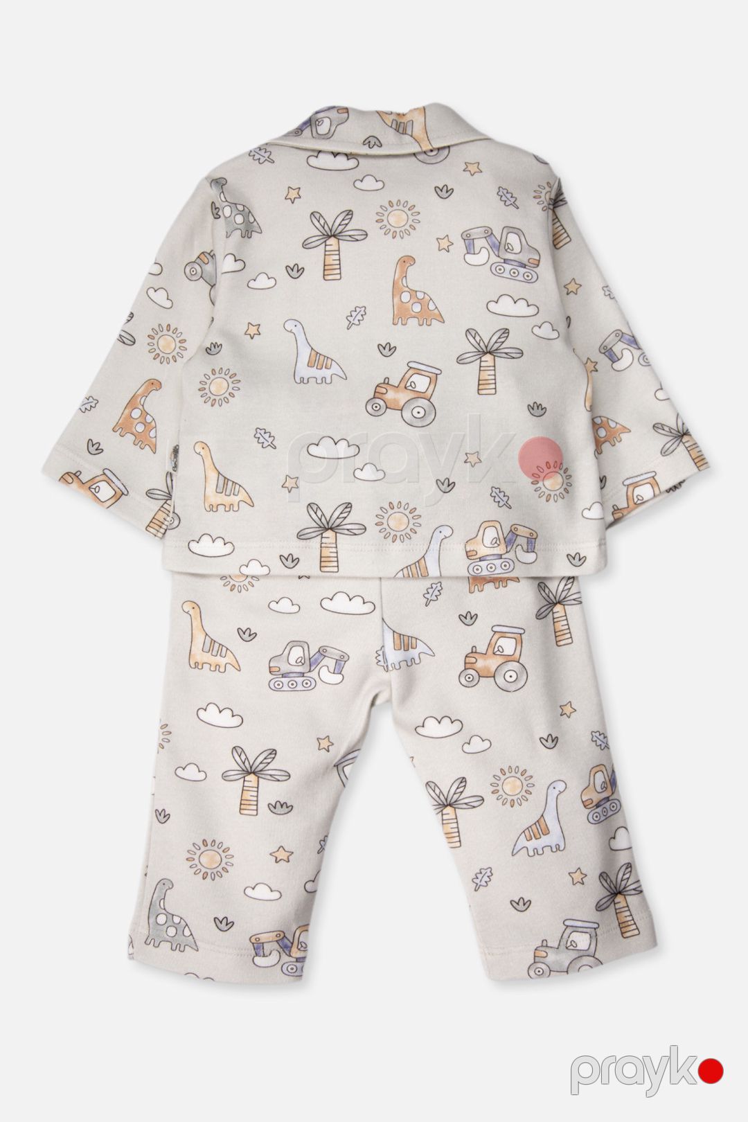 Şalvarlı pijama dəsti Bebetto F1548, açıq yaşıl, pambıq, ölçü 18-24 ay — Mallar, Bakı (2)