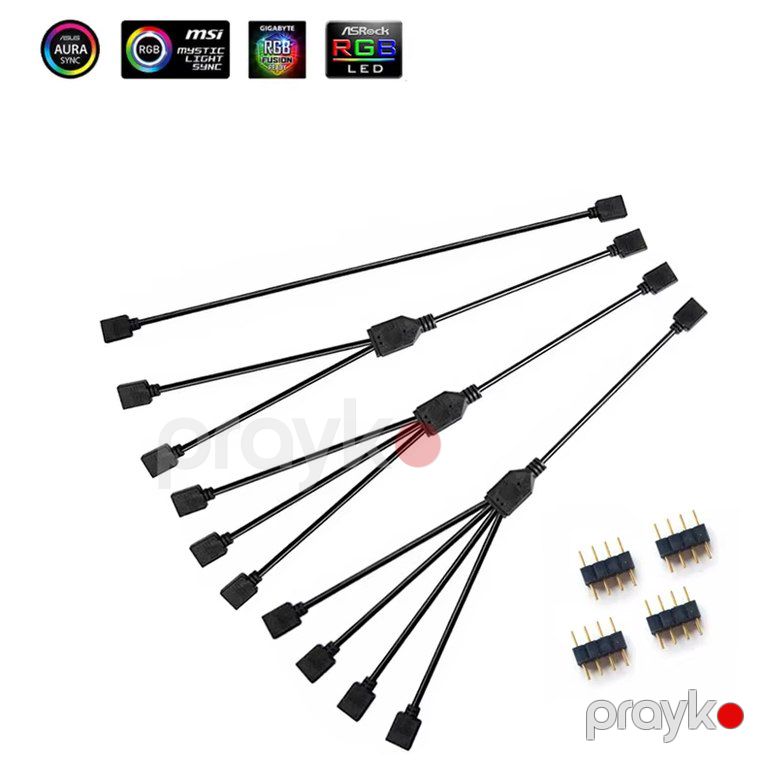 Argb Fan quraşdırmaq üçün Hub 5 port — Periferik cihazlar, Bakı (4)