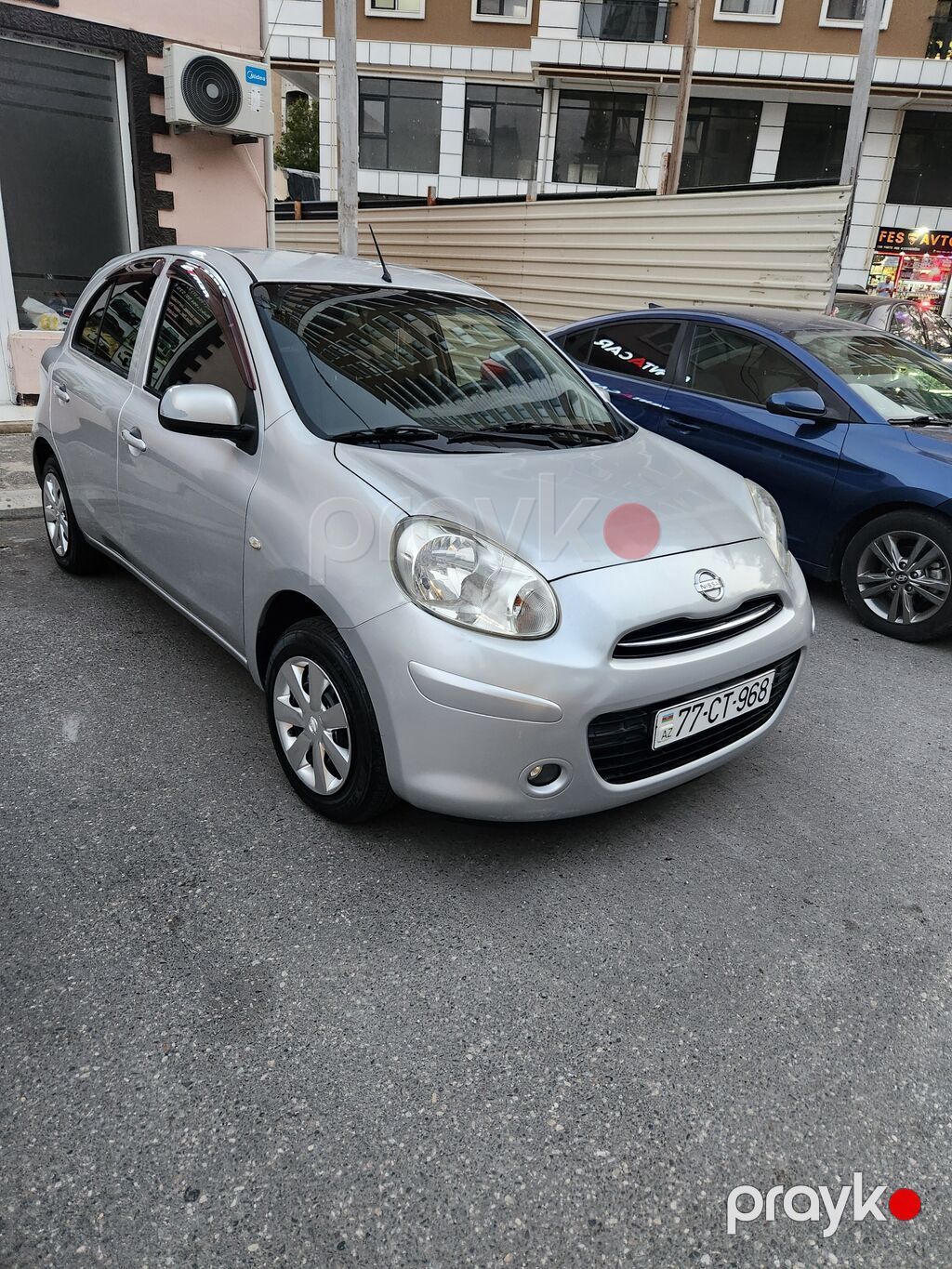 Nissan Mahc (gümüş rəng), 5 qapılı hetçbek - Kompakt ölçü, şəhər üçün — Avtomobillər, Bakı (2)