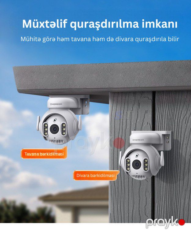 "Tuya Inqmega 5MP" wifi kamerası — Ağıllı ev və təhlükəsizlik, Bakı (3)