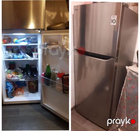 İşlənmiş 2 qapılı LG Soyuducu Satılır, rəng - Boz — Bərdə