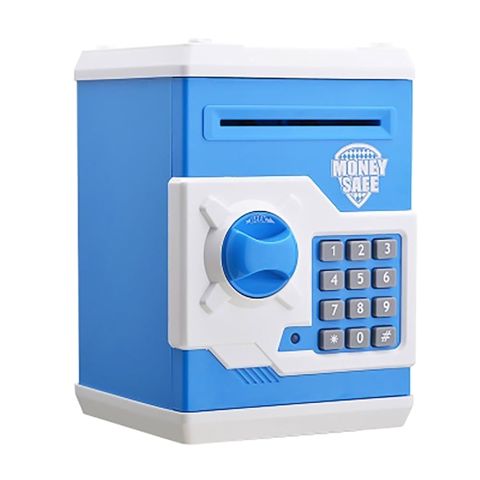 Seyf pul qutusu Piramida10588 SB8090, 3+, mavi, uşaqlar üçün, rəngarəng, təhlükəsiz, kilidli - Piramida10588 — Bakı