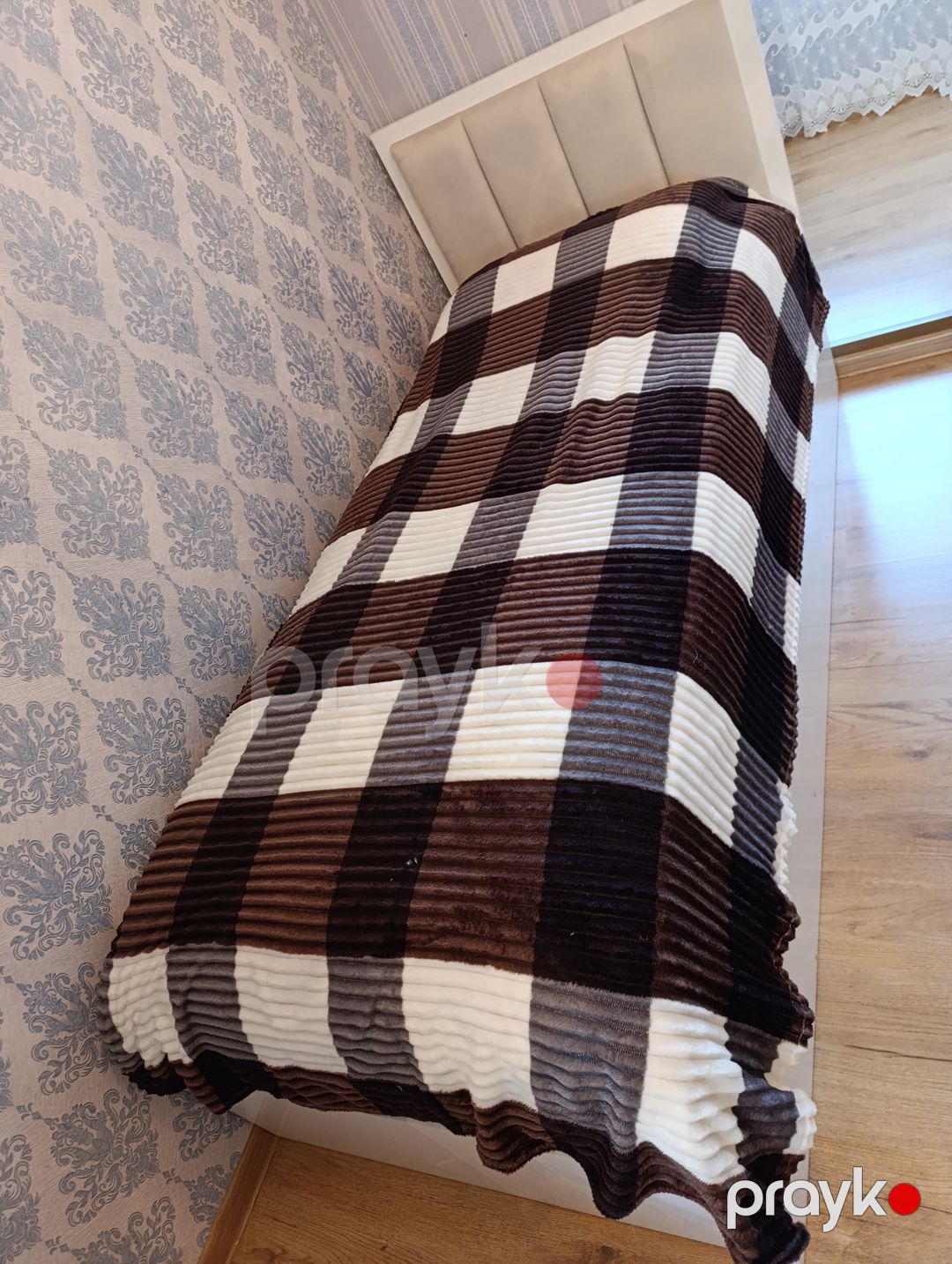 Pled-örtük 10452, birnəfərlik, bambuk, 150x220 sm — Mallar, Bakı (2)