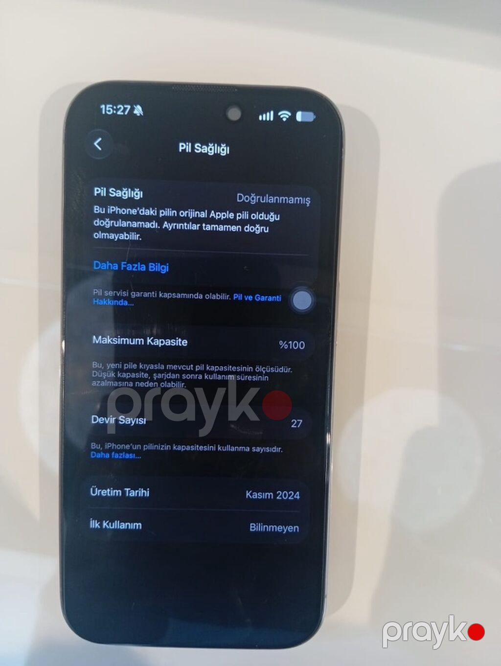 IPhone 15 Pro, 128 GB, Qara, Face ID — Apple iPhone, Bakı (5)