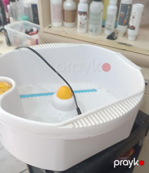 Elektrikli ayaq masaj və hamam vannası - Dərin, oval formalı plastik — Bakı
