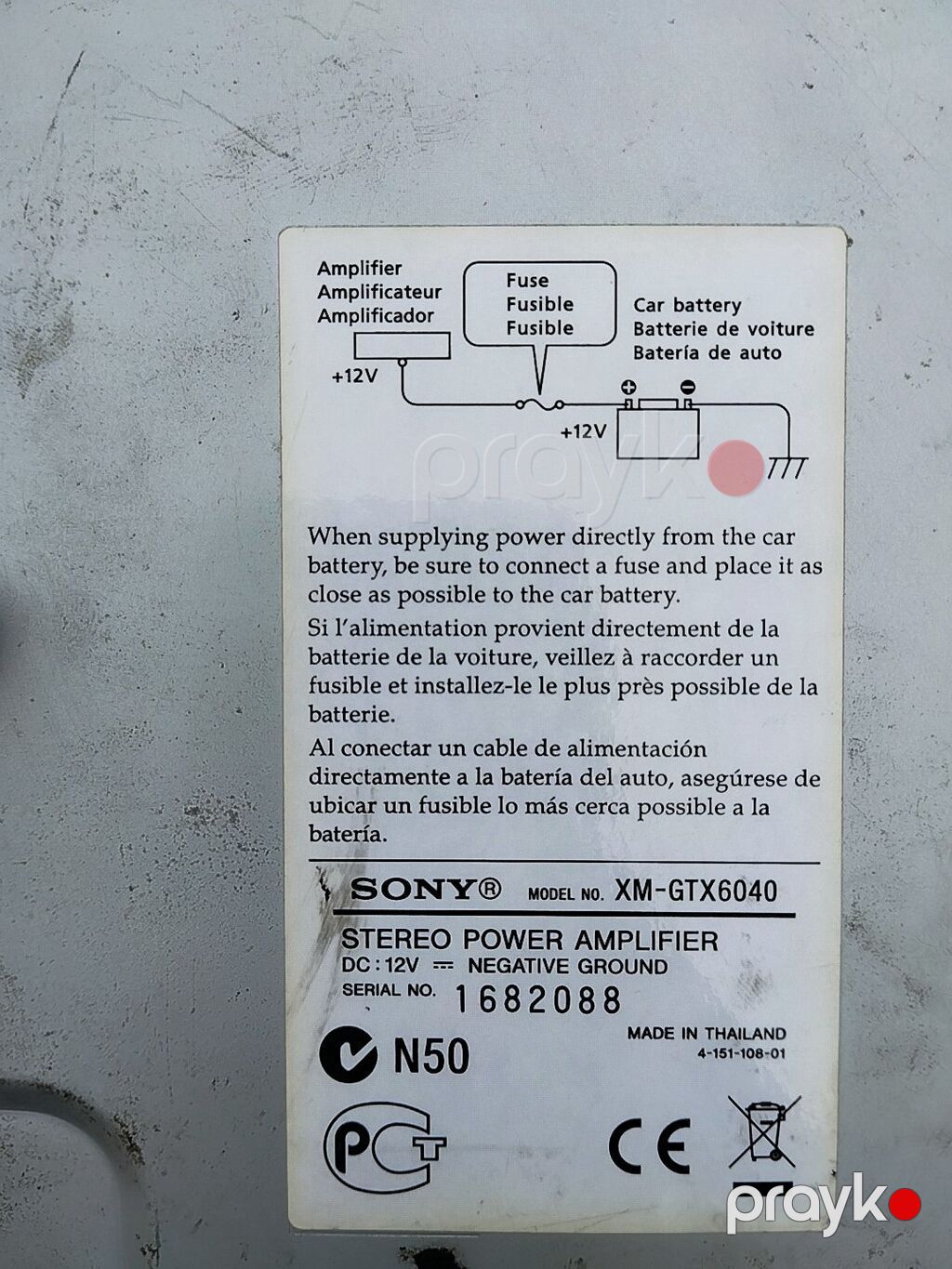 Avtomobil audio dəstı - Gücləndirici: Sony Xplod (600W qeyd olunub) — Avtomobil akustikası, Xaçmaz (6)