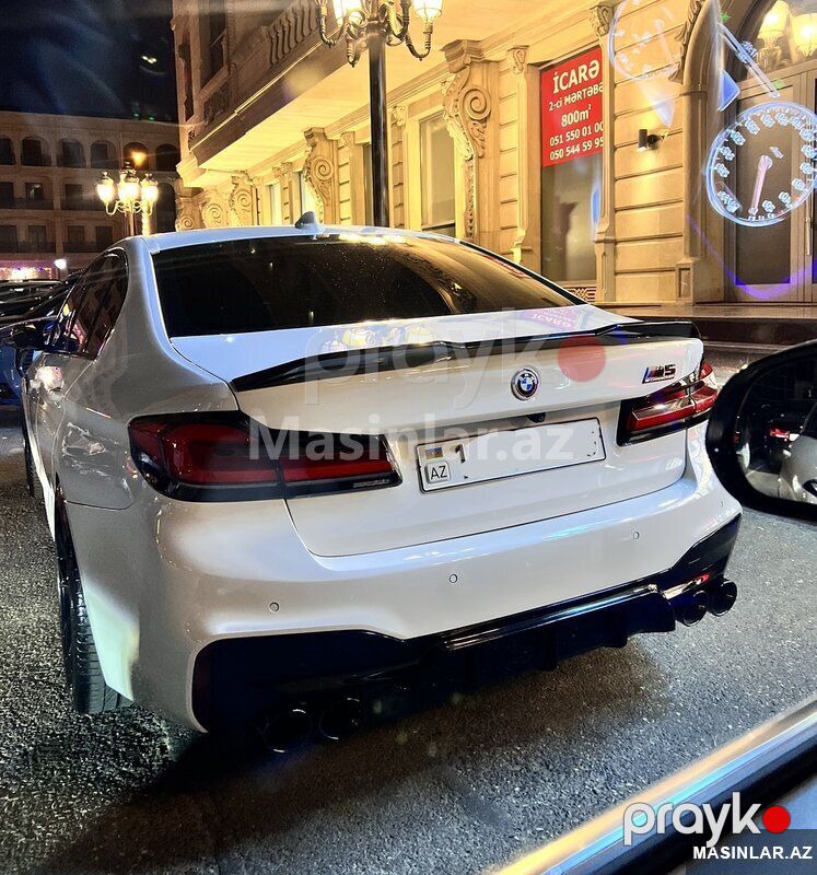 Bmw M5 F90 Wedding, 2021 il — Minik avtomobili icarəsi, Bakı (3)