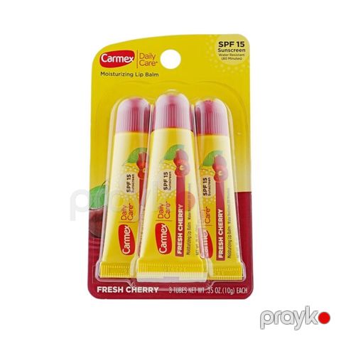 Dodaq balzamı dəsti Carmex Cherry SPF15, 3x10 q — Bakı