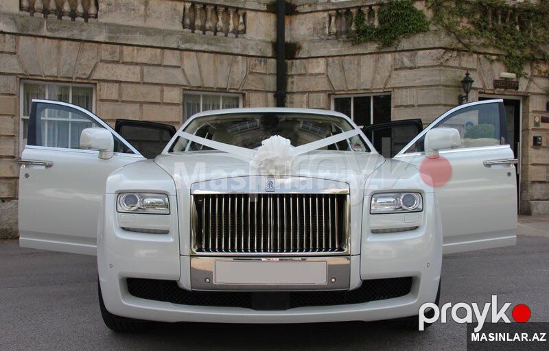 Rolls Royce Ghost New Wedding, 2018 il — Minik avtomobili icarəsi, Bakı (2)