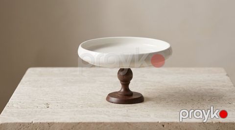 Şirniyyat üçün qab 6921-3512, keramika, ağ — Bakı