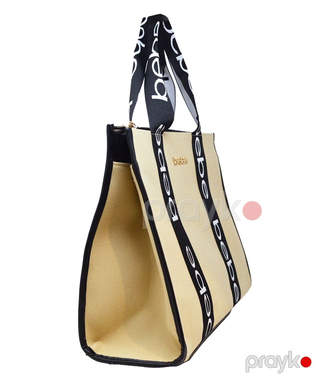 Çiyin çantası Hanna Canvas Zip Tote, bej — Mallar, Bakı (2)
