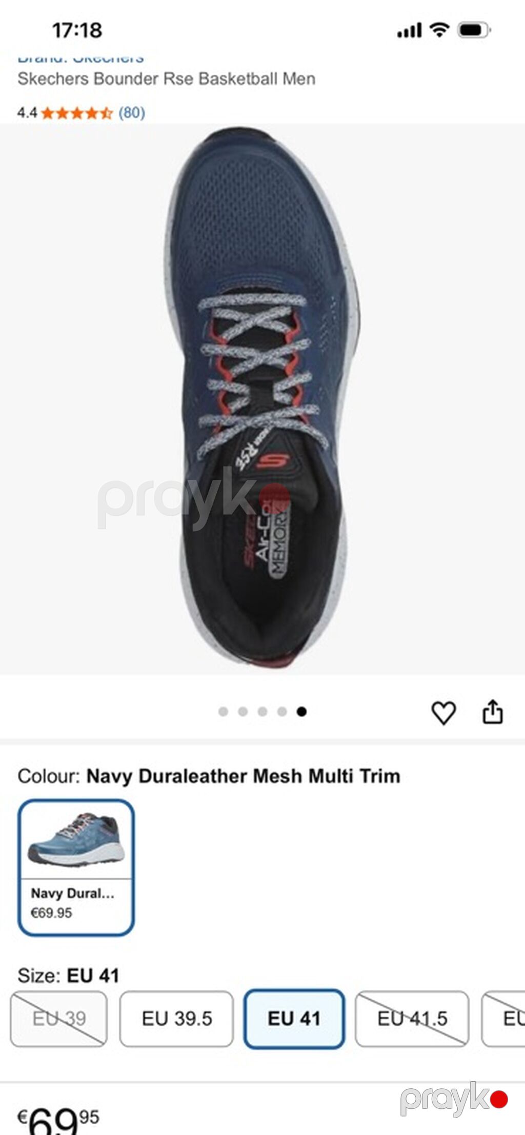 Skechers Bounder Rse Basketball Men idman ayaqqabısı - Rəng: Navy — Krossovkalar, Bakı (2)
