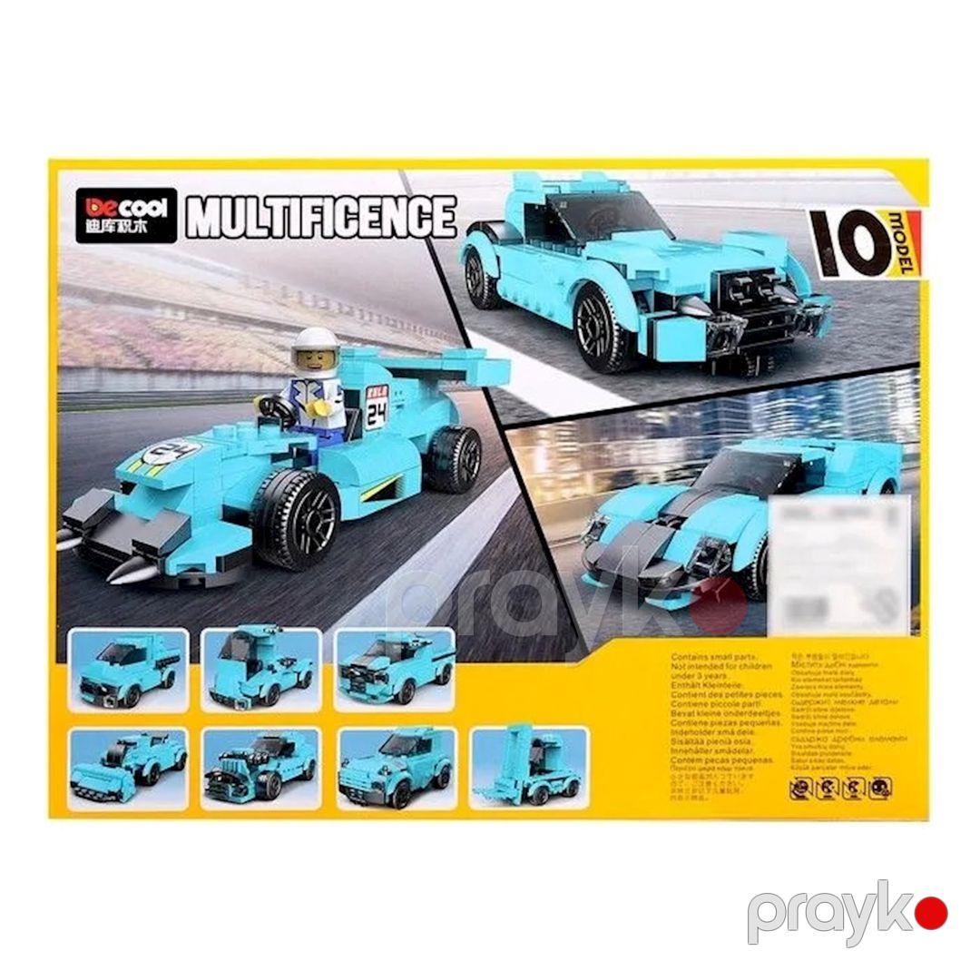 Blok konstruktor Decool Multificence Blue Ghost Race Car 31031, 201 element — Mallar, Bakı (2)