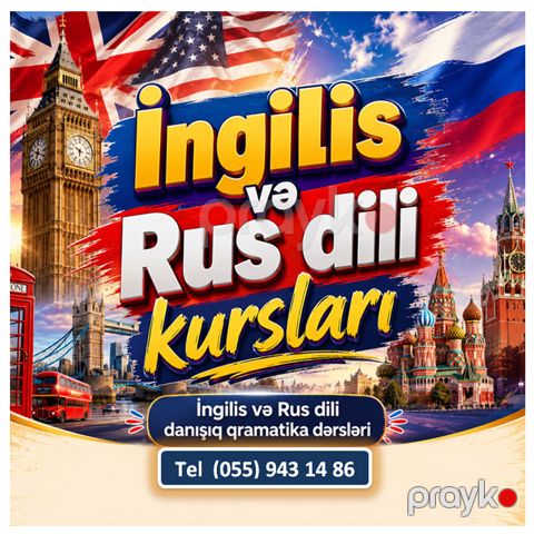 İngilis və Rus Dilini Öyrədirik tam zəmanətlə — Bakı