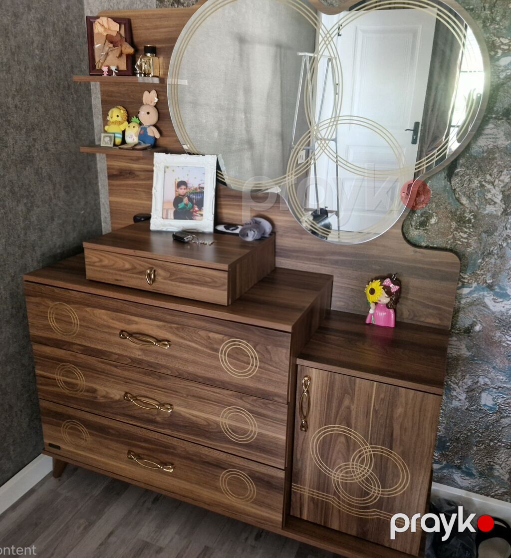 Yataq otağı mebel dəsti - Korpus materialı: taxta teksturalı — Yataq otağı mobilya dəstləri, Digah (2)