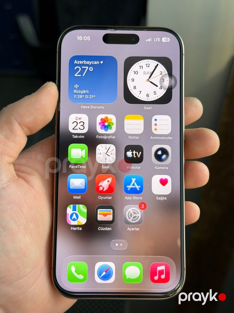Apple iPhone 16 Pro Desert Titanium 128GB/8GB — Smartfonlar, Bakı (2)