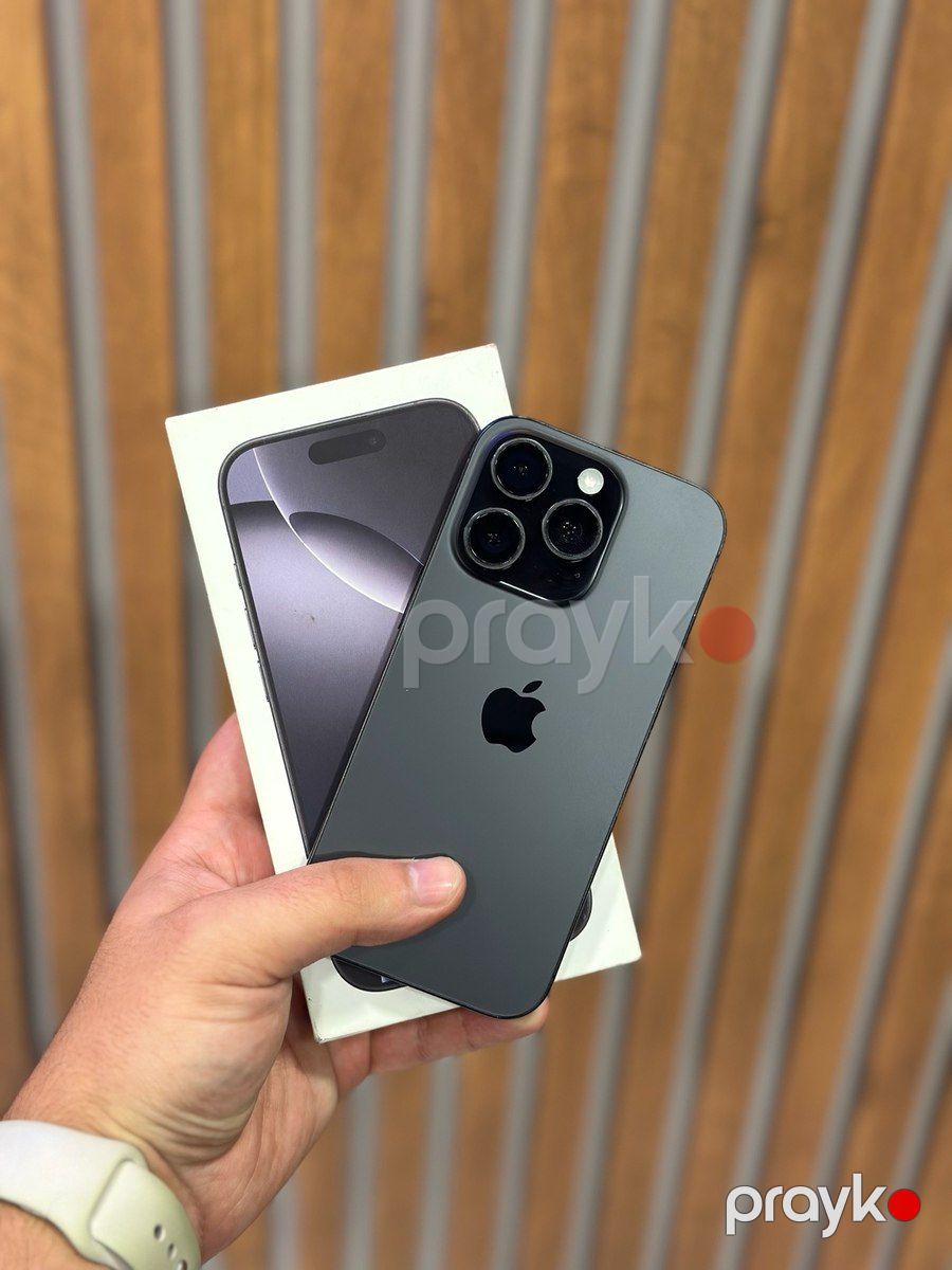 Apple iPhone 16 Pro Black Titanium 128GB/8GB — Smartfonlar, Bakı (2)