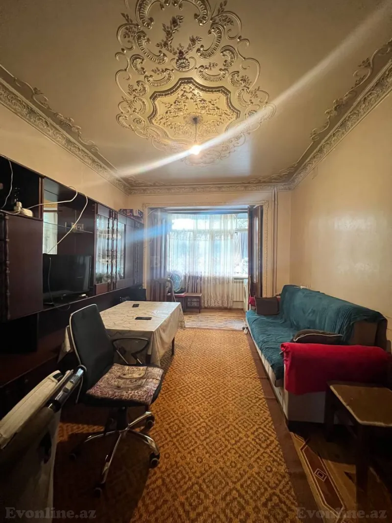 Satılır 2 otaqlı Mənzil Köhnə tikili 55 m² Bakı, Nəsimi r., 20 Yanvar m., 1-ci mikrorayon — Mənzil, Bakı (3)