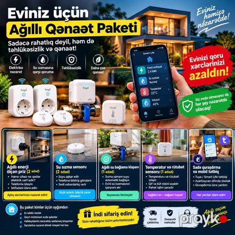 Ağıllı qənaət və təhlükəsizlik paketi — Bakı